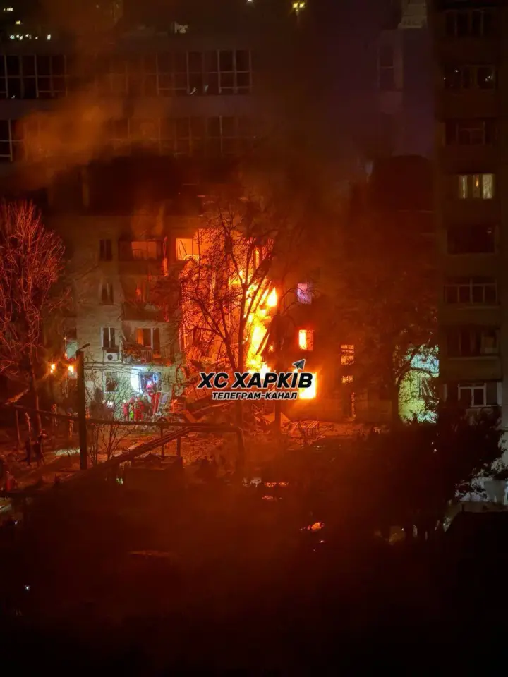 In Kharkiv, five people were injured as a result of a "strike" on a five-story building — Regional Military Administration
