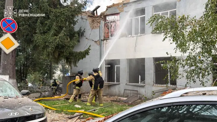 Russian attack destroyed building of Rivne State University of the Humanities; students were in a shelter - Ministry of Education