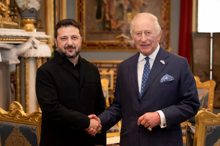 King Charles received Zelenskyy at Buckingham Palace