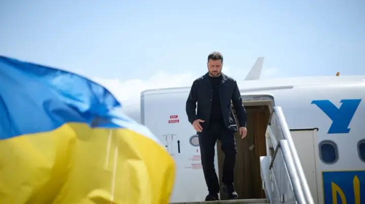 Zelenskyy arrived in Brussels for a European Council meeting — who he is scheduled to meet