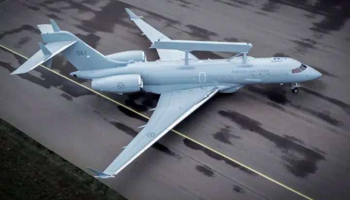 Швеція представила перший літак GlobalEye на заміну ASC 890, які передала Україні