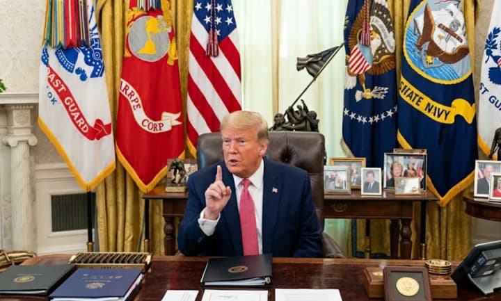 Trump was harshly rude to journalists at least three times during a press conference at the White House