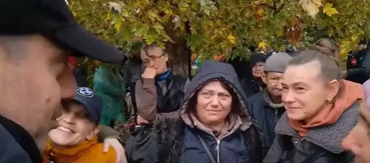 Lubinets showed the first footage from Oleshky: the delegation met with local residents