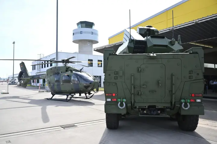 Germany is investigating a possible arson attack at a Rheinmetall site