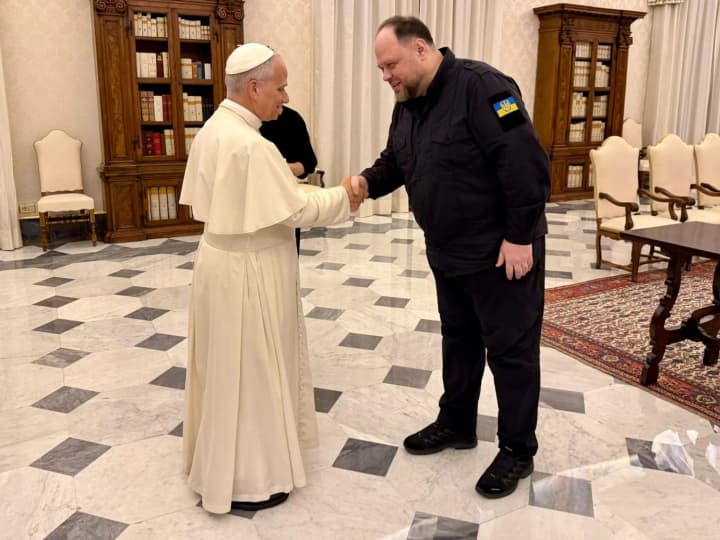discussed-the-return-of-ukrainian-children-and-prisoners-of-war-from-russia-stefanchuk-met-with-pope-francis