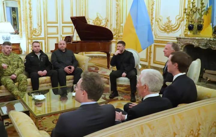 ukrainska-delehatsiia-prodovzhyla-obhovoriuvaty-dyplomatychnyi-shliakh-zakinchennia-viiny-z-poslantsiamy-trampa-zelenskyi