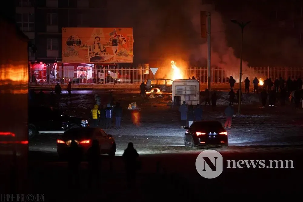 A 60-ton gas carrier exploded in Mongolia: six people killed