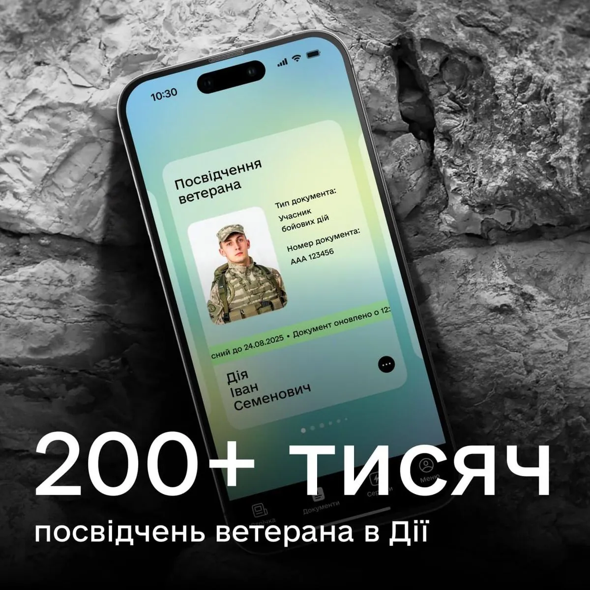 Украинцы сгенерировали 200+ тысяч удостоверений ветерана в Дії - Федоров |  УНН