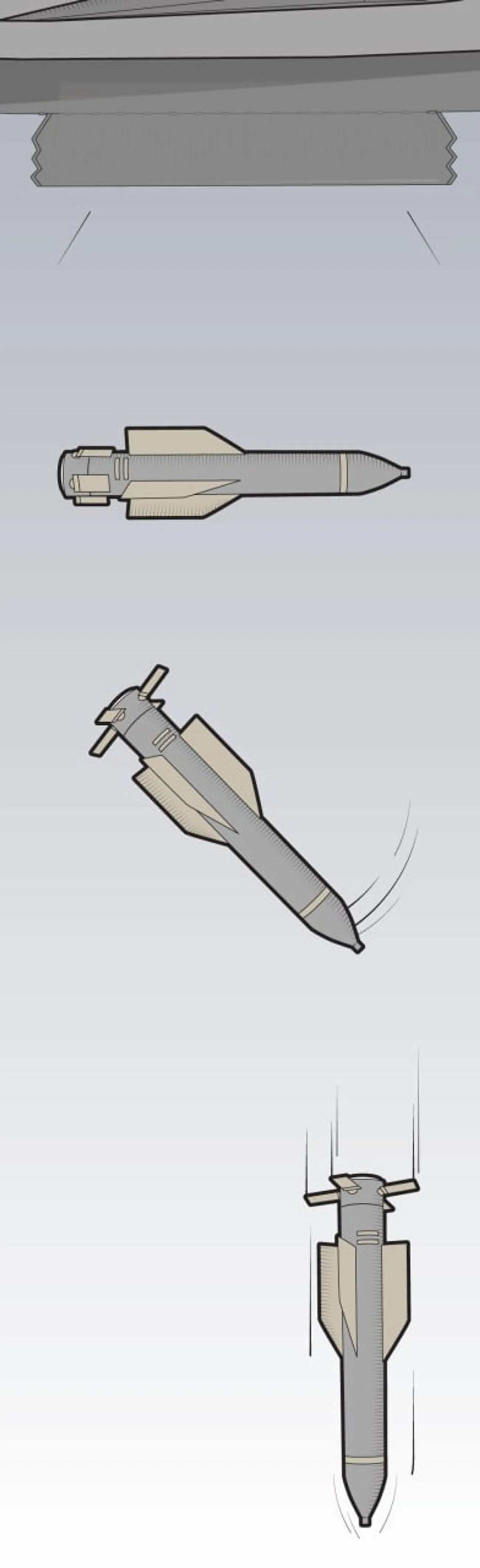 Бомбардувальник B-2 Spirit з бомбою GBU-57