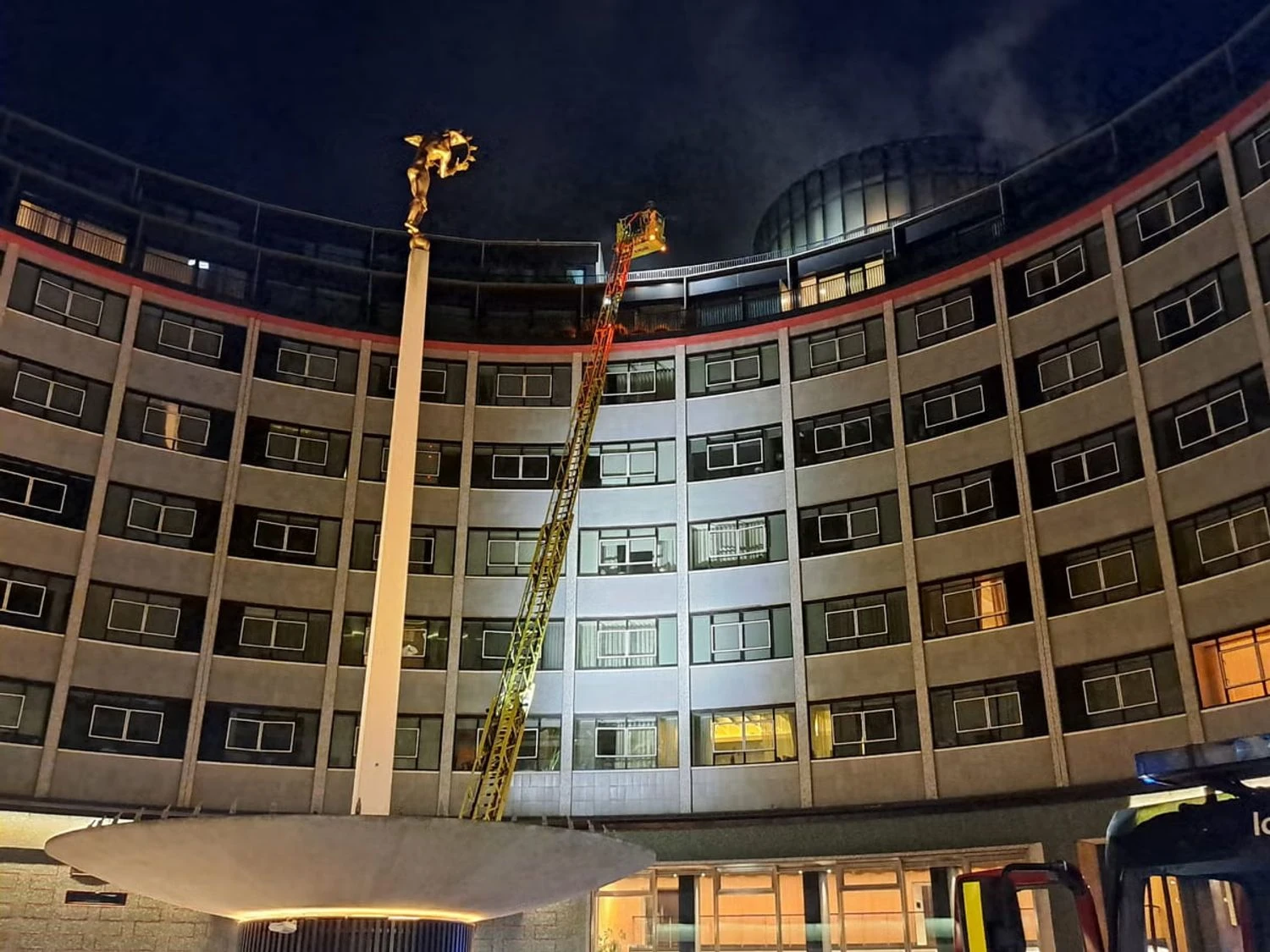 У Лондоні сталася пожежа в колишньому телецентрі BBC