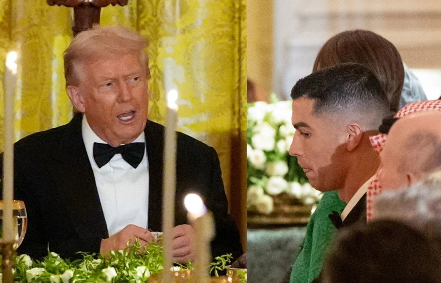 Trump paid tribute to Cristiano Ronaldo at a dinner with the Saudi Crown Prince at the White House