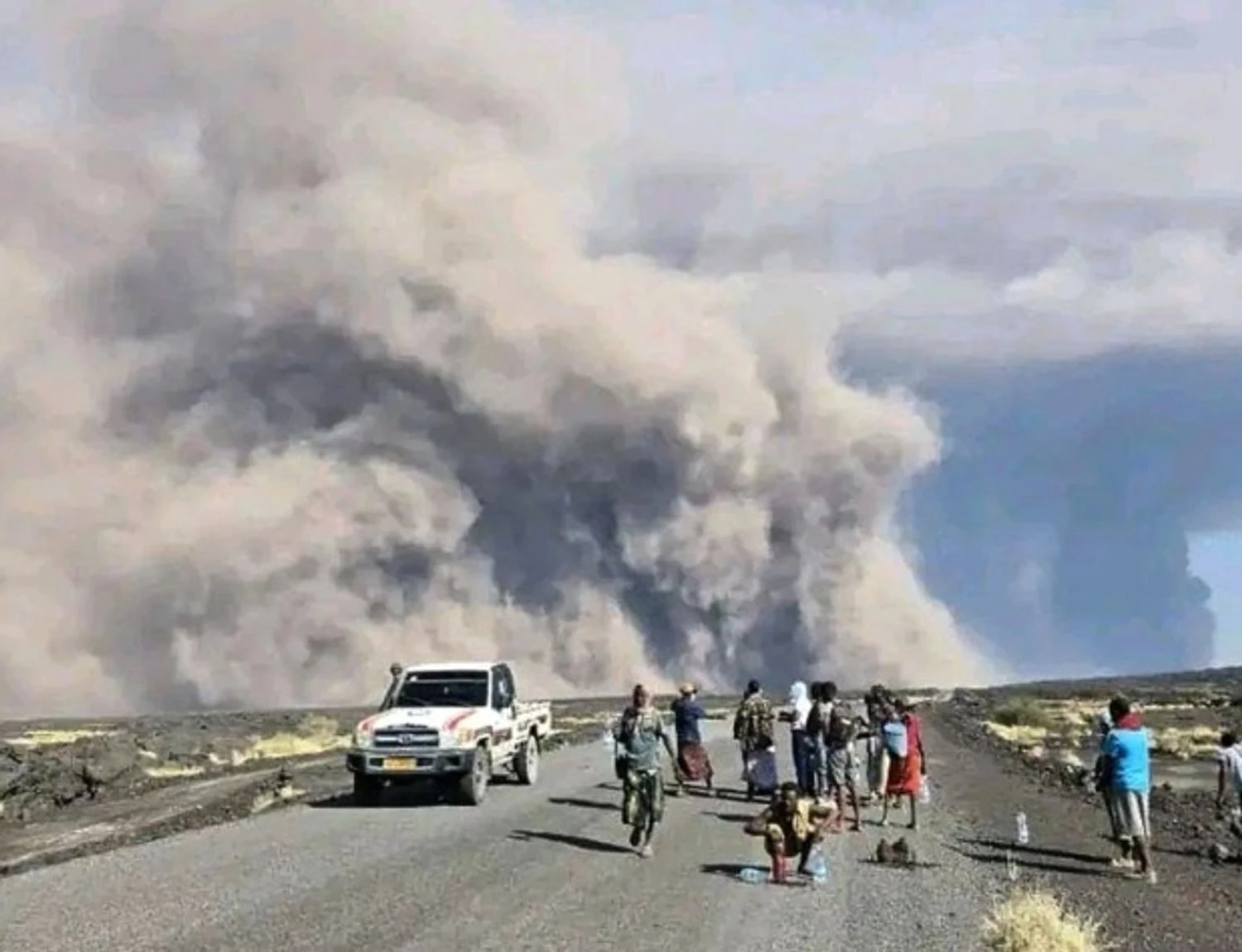 Volcanic eruption in Ethiopia subsides, leaving destruction and flight cancellations