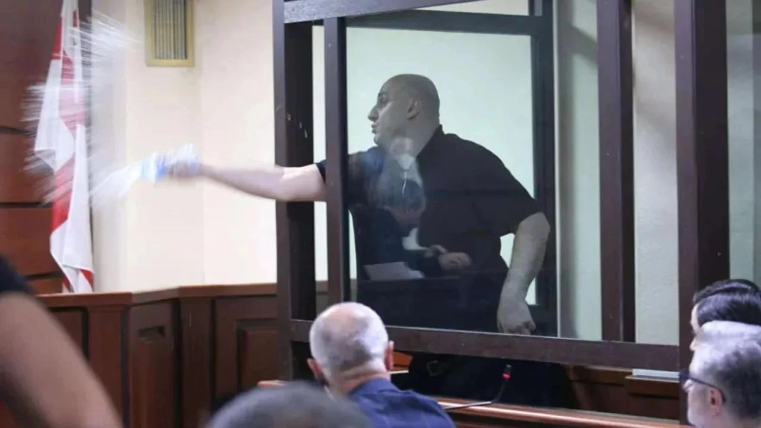 In Georgia, opposition leader Melia was sentenced to 1.5 years in prison for dousing a judge with water
