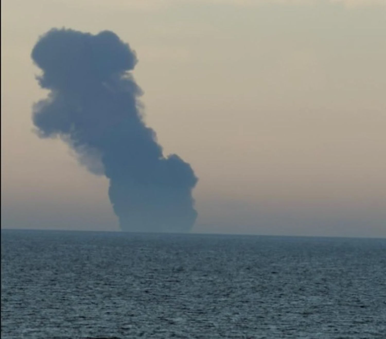 Russia's shadow fleet tanker Kairos caught fire off Turkey after a suspected mine explosion