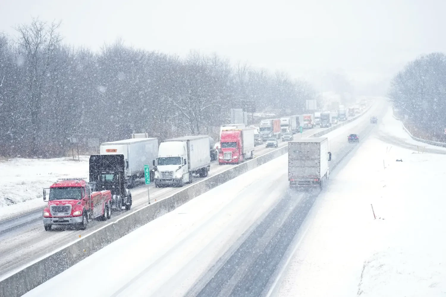 Northeastern US hit by first major snowstorm of the season
