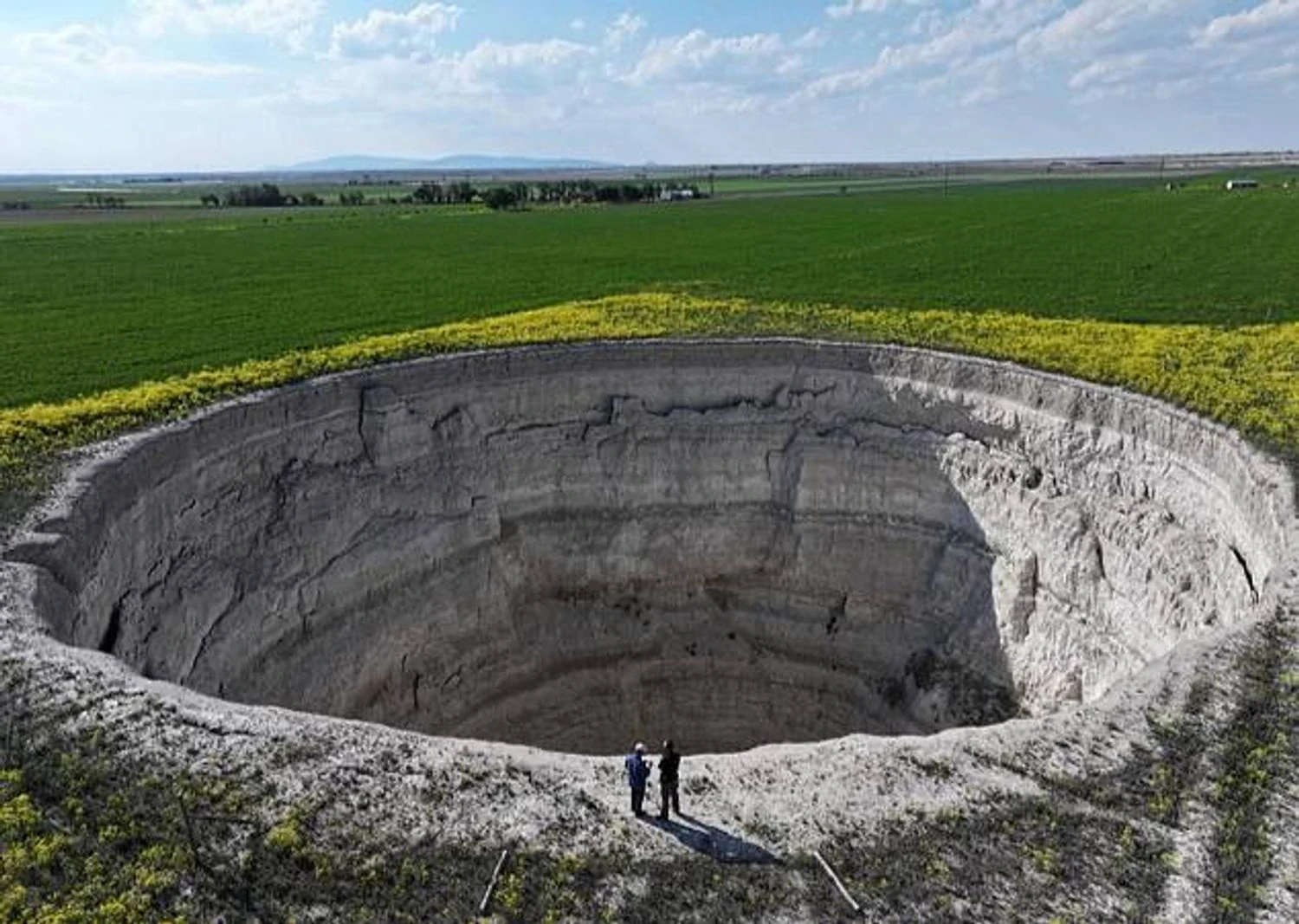 Giant sinkholes resembling biblical prophecies are appearing en masse in Turkey