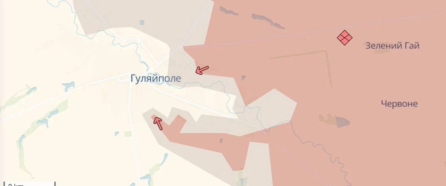 Russian troops advanced in Huliaipole - DeepState