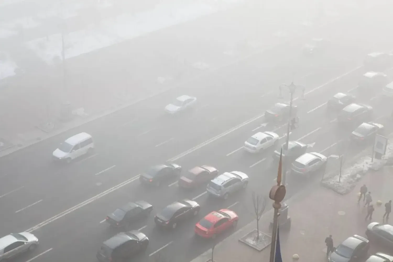 Kyiv region to be covered by fog on December 17: Level I danger announced