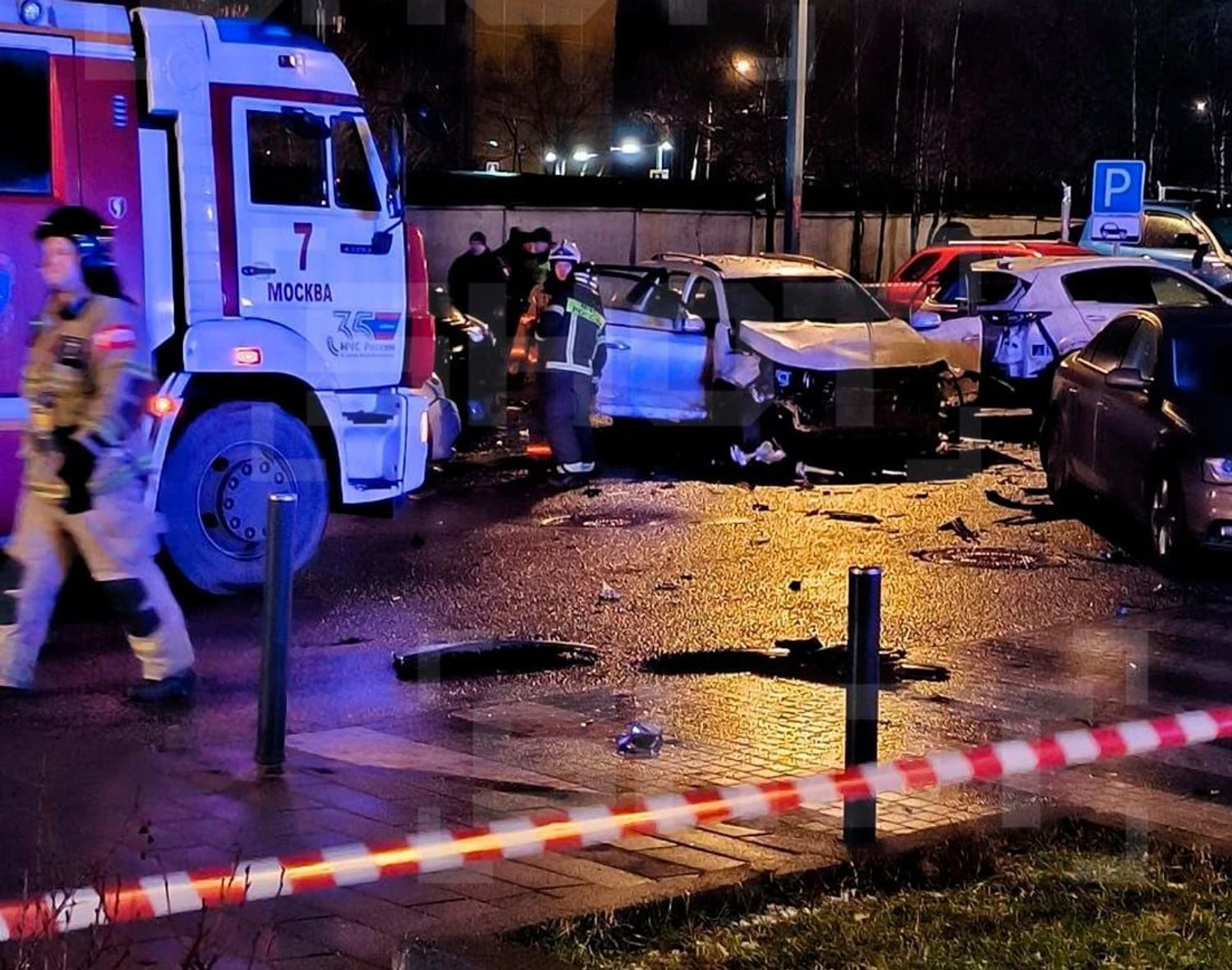 Russia reports car explosion with Russian Ministry of Defense Major General in Moscow parking lot