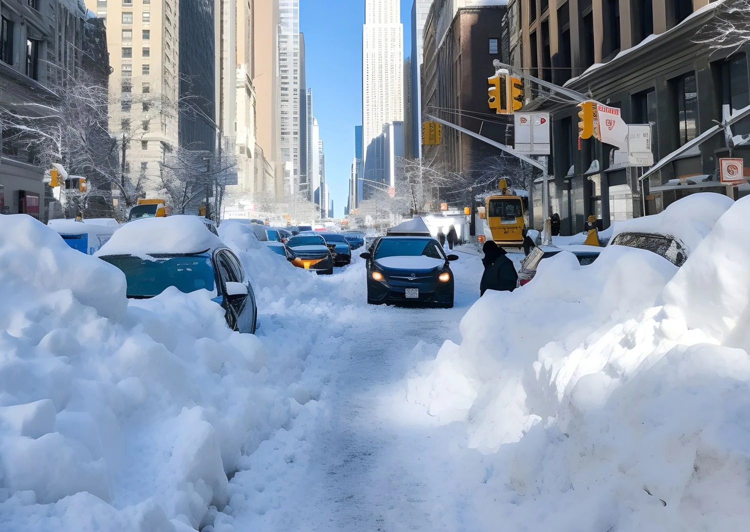 New York prepares for powerful storm: hundreds of flights canceled