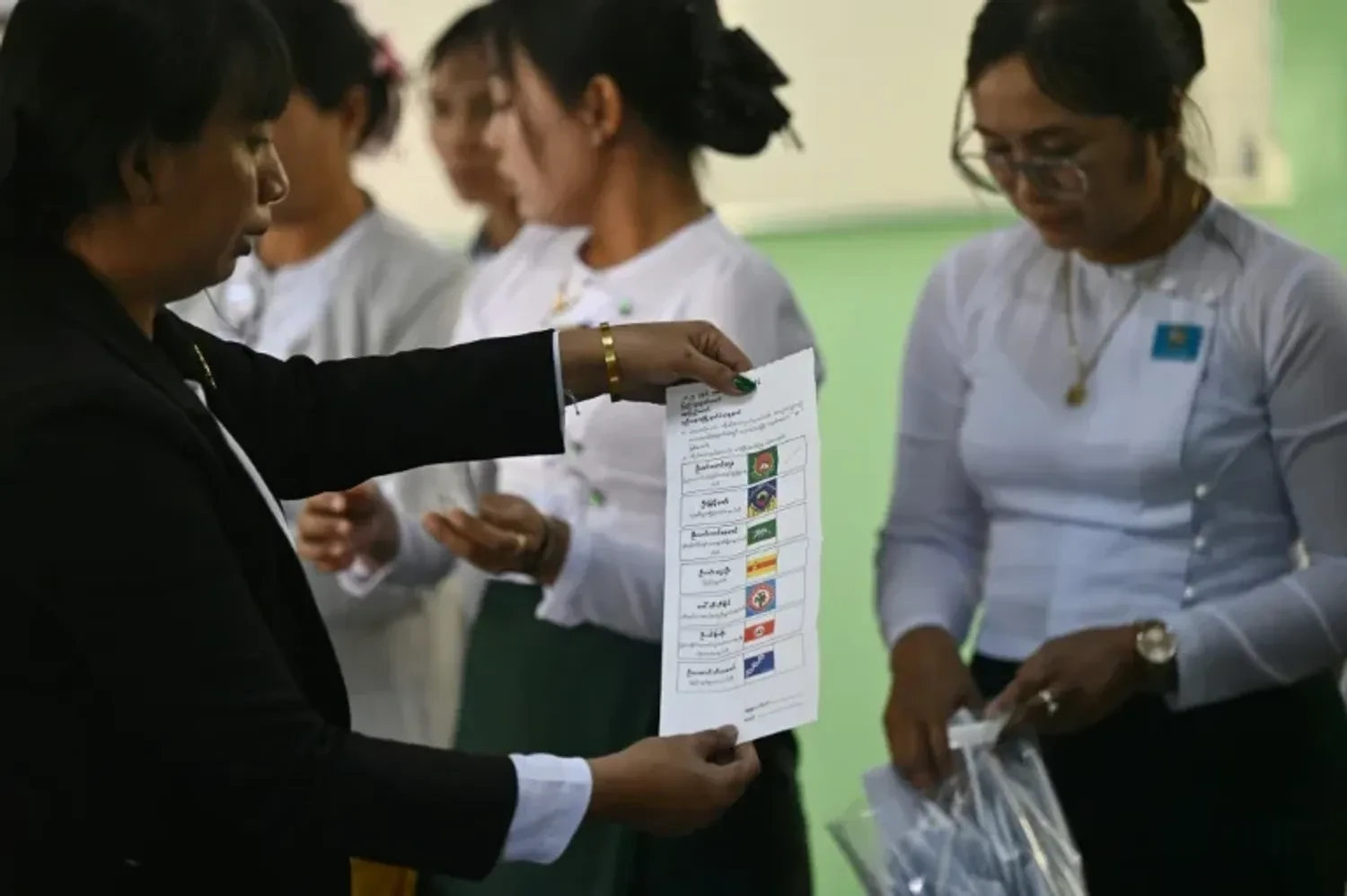 Myanmar's pro-military party leads in first stage of junta-controlled elections