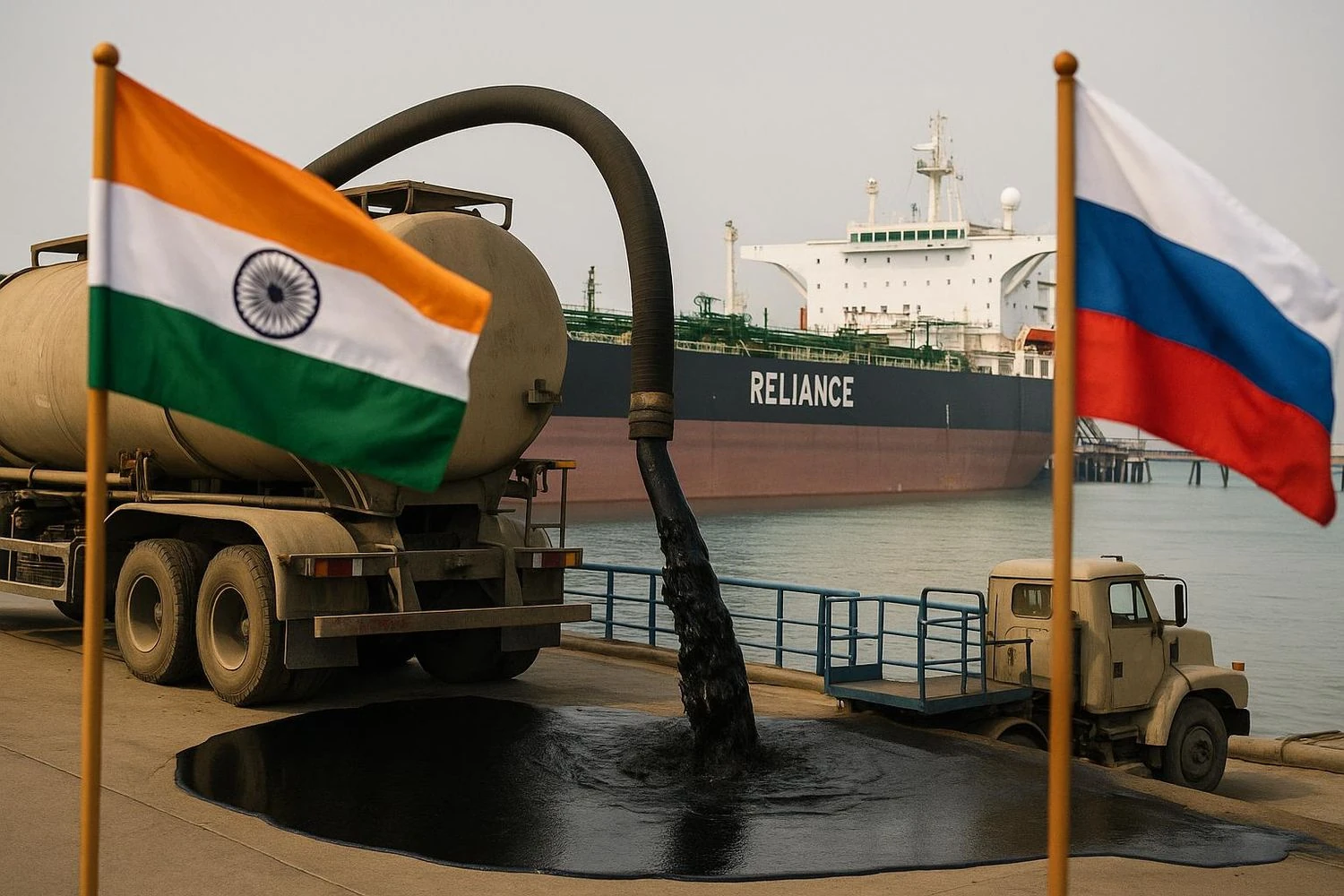 India's largest refinery claims to have stopped buying Russian oil