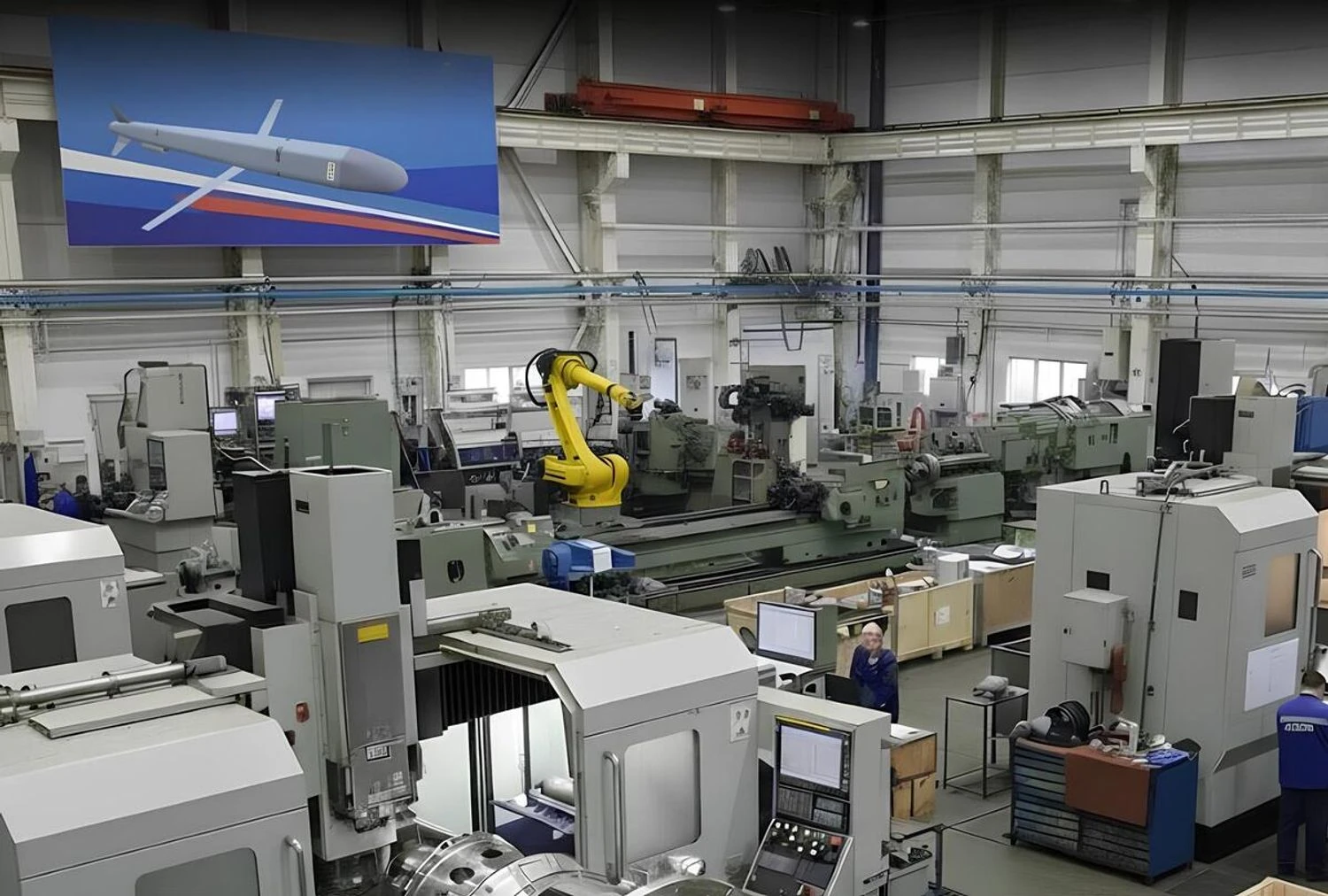 The GUR identified 50 foreign machine tools operating for the Russian military-industrial complex