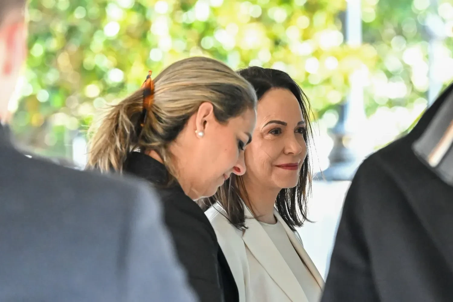 Venezuelan opposition leader Machado met with Trump at the White House