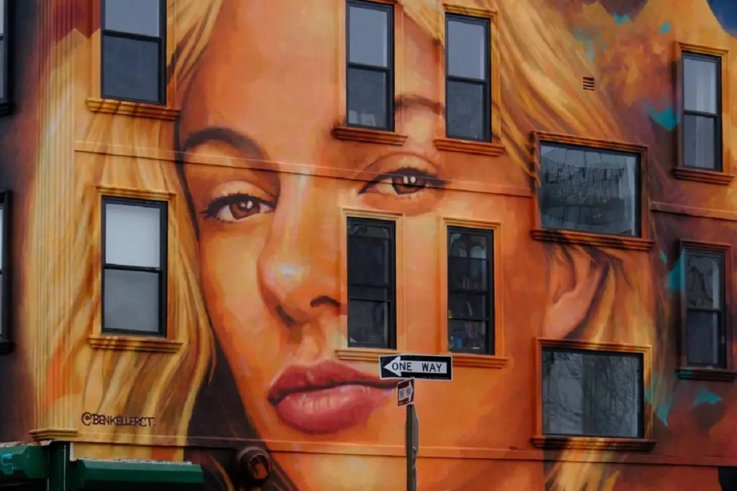 A mural dedicated to the deceased Ukrainian refugee Iryna Zarutska appeared in New York