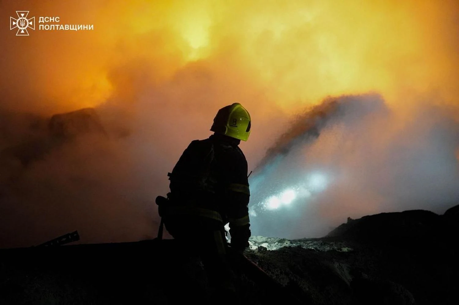 Russia attacked an industrial facility in Poltava region overnight: consequences shown