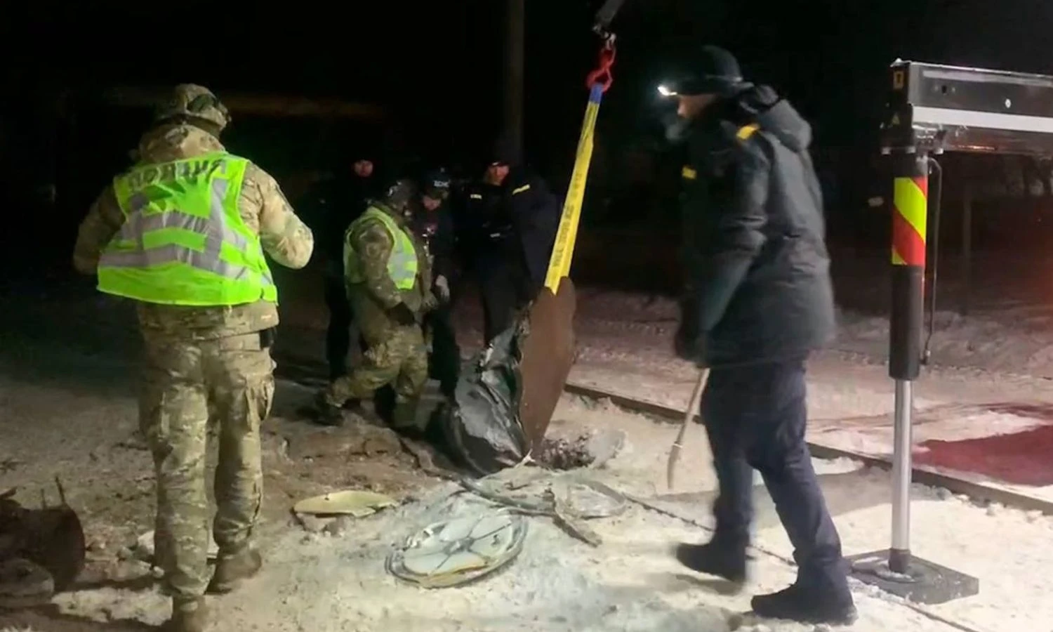 Russian attack on Kyiv on January 24: police neutralized a half-ton warhead of an Iskander-M missile