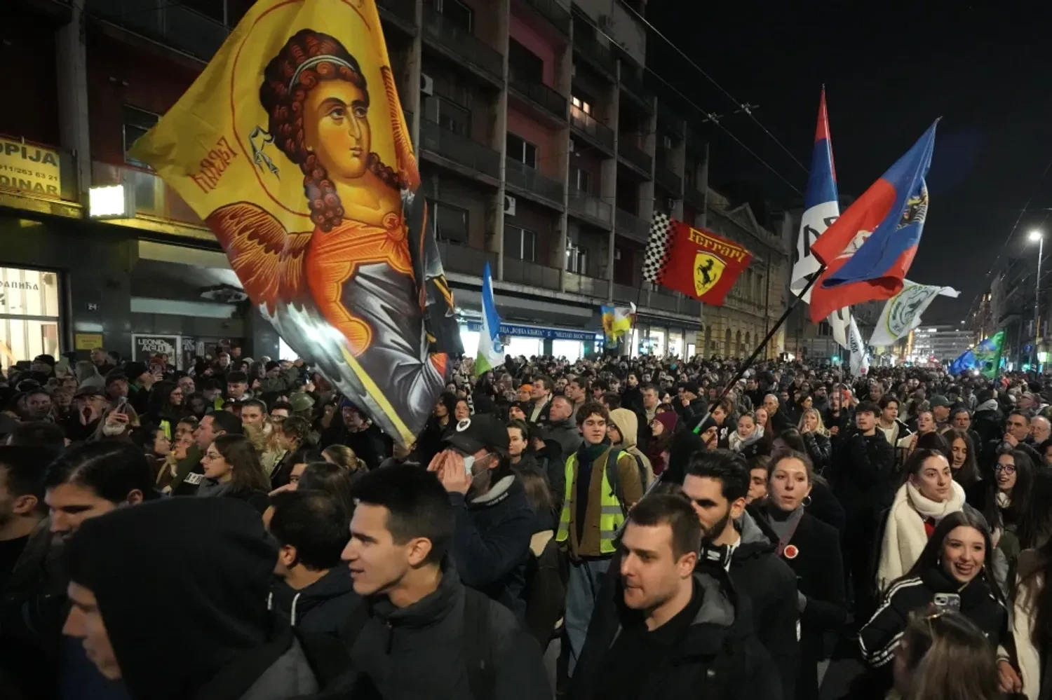 Thousands protest in Belgrade against university repression