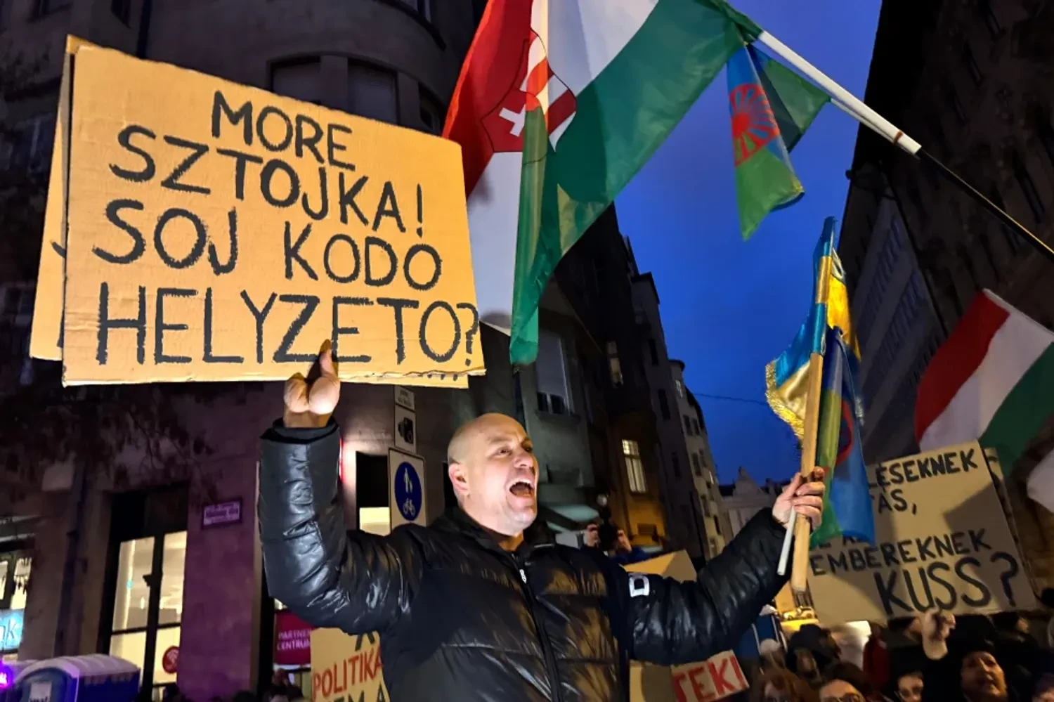 Hungary's Roma community protests against statements by Orbán's ally