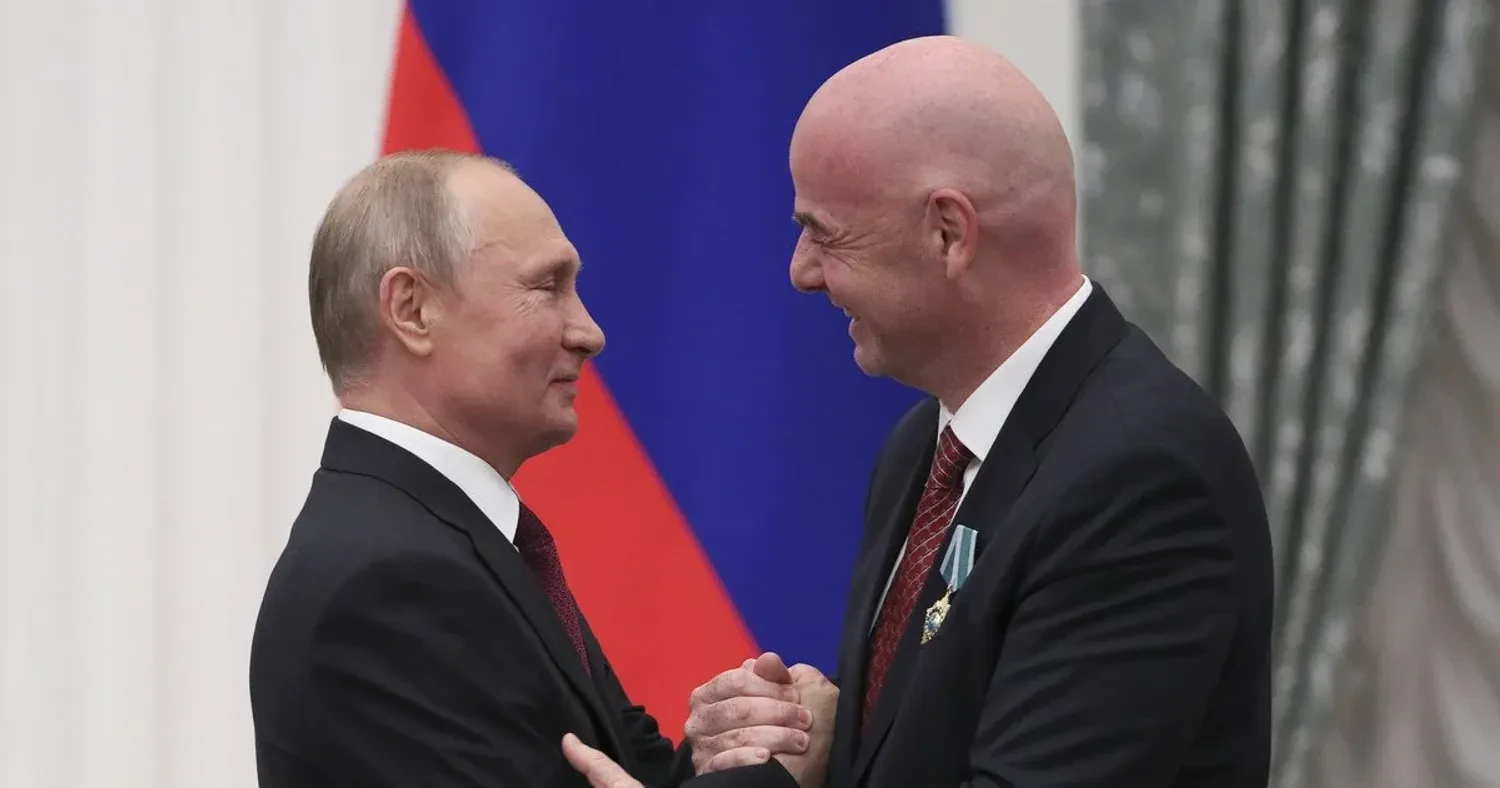 FIFA President Infantino added to "Myrotvorets" database over calls to reinstate Russia in football