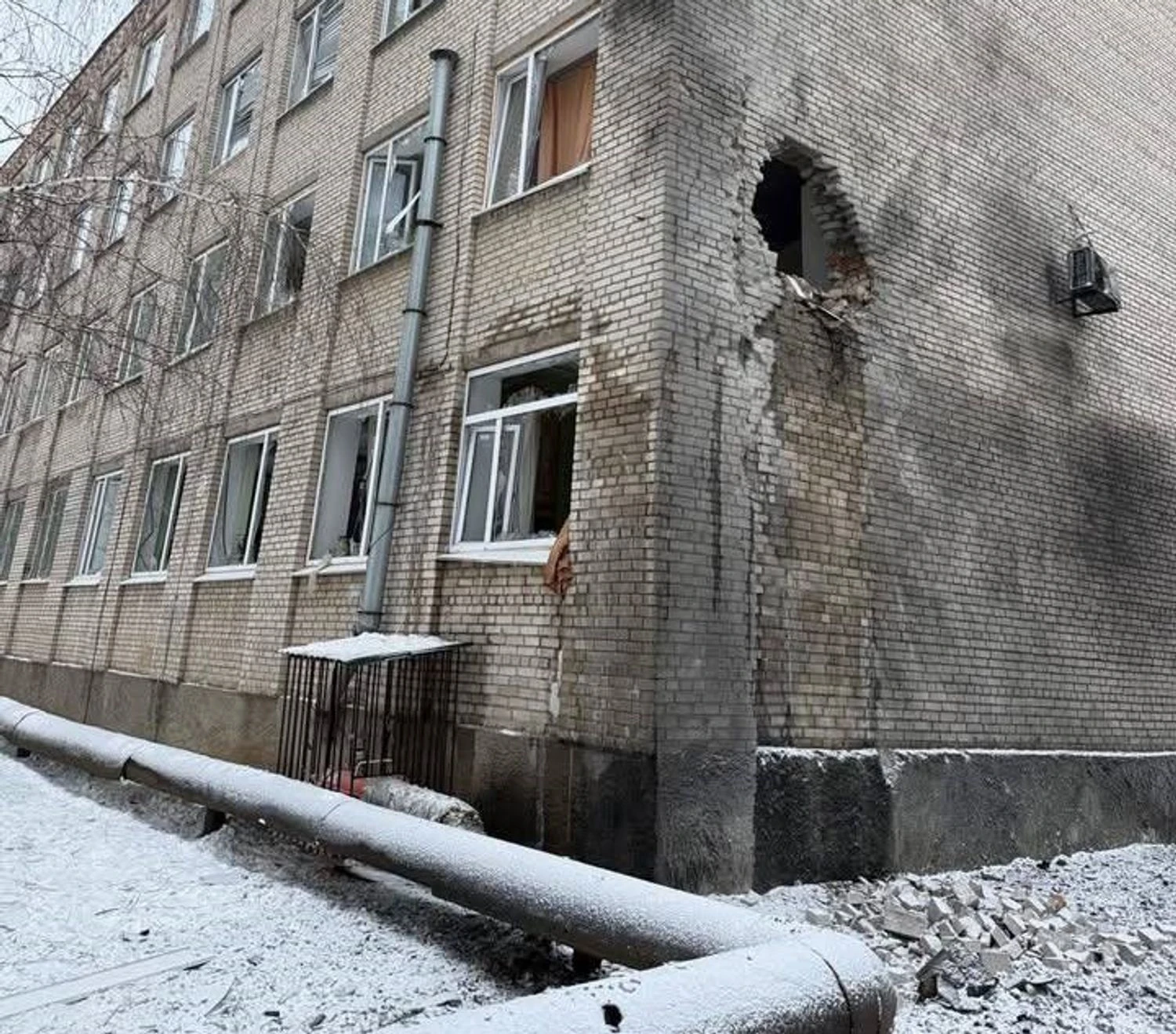In Vinnytsia region, an educational institution was damaged as a result of the Russian attack on February 7 - OVA
