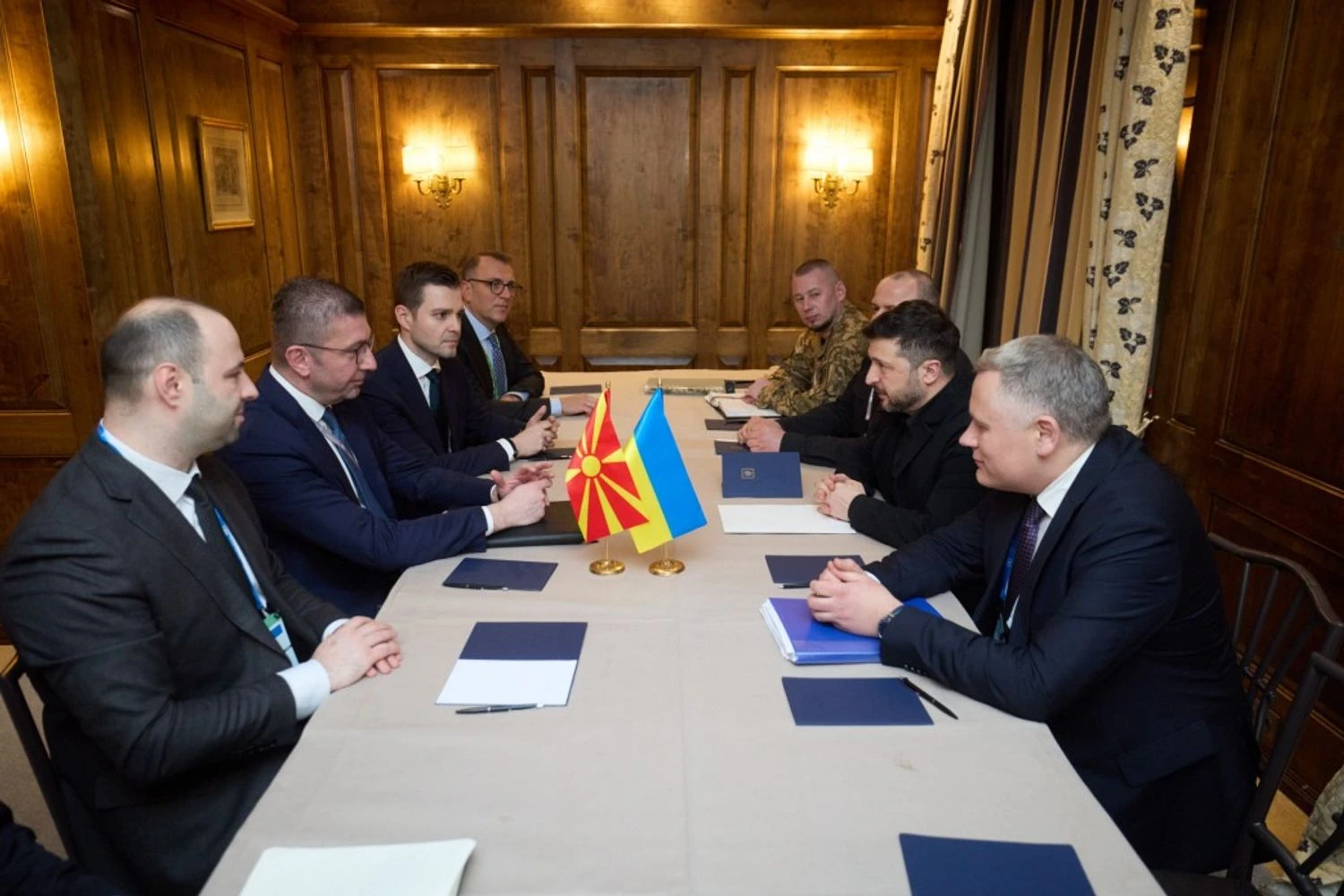 Zelenskyy revealed to the Prime Minister of North Macedonia the situation at the front and the consequences of Russian attacks