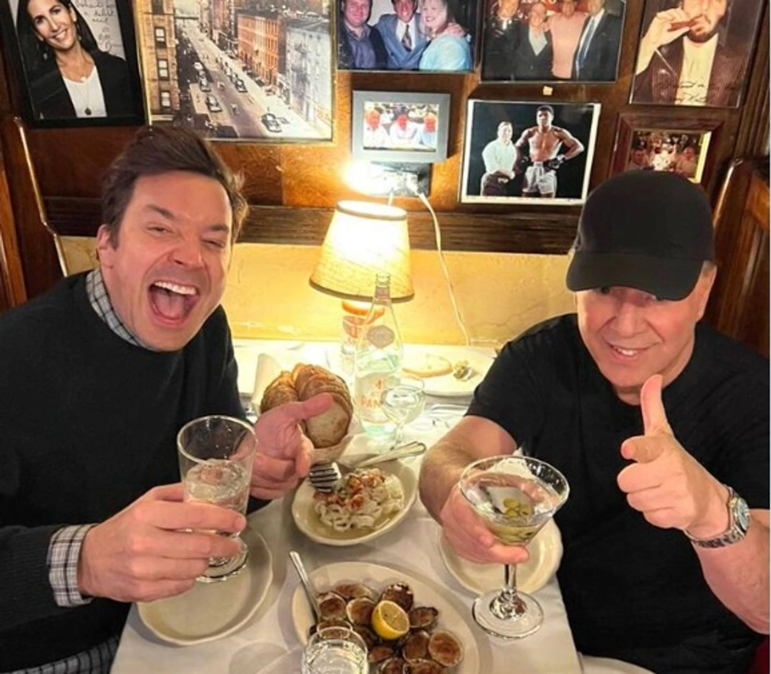 Comedian Jimmy Fallon and music mogul Tommy Mottola prepare to launch their own pasta sauce brand