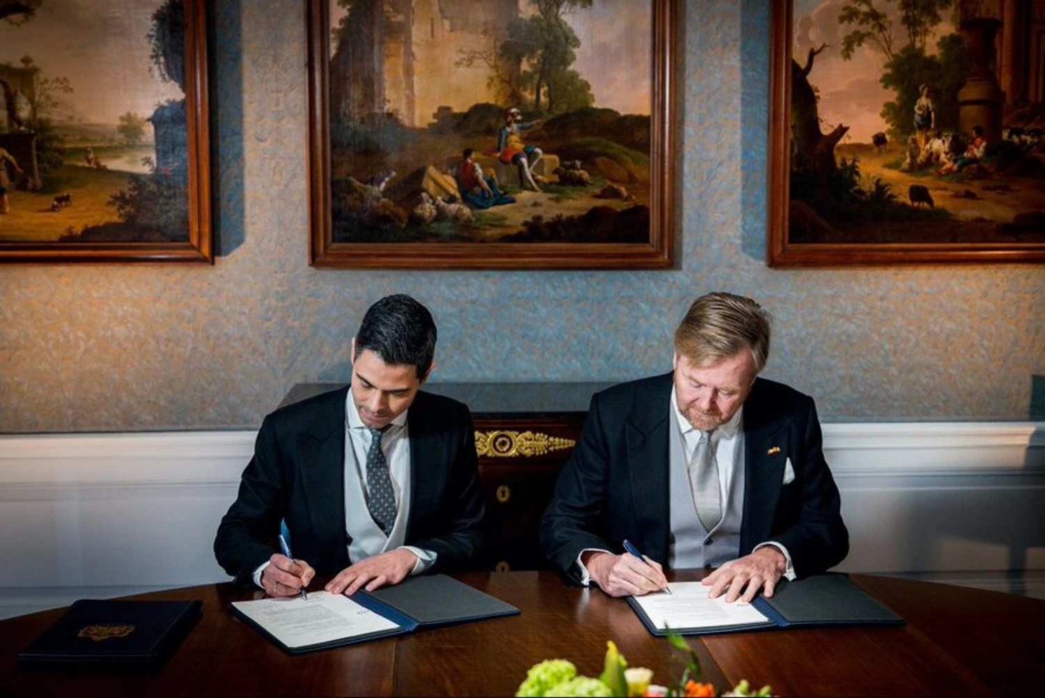 The Netherlands gets its youngest prime minister in history - the king swore in the new coalition government