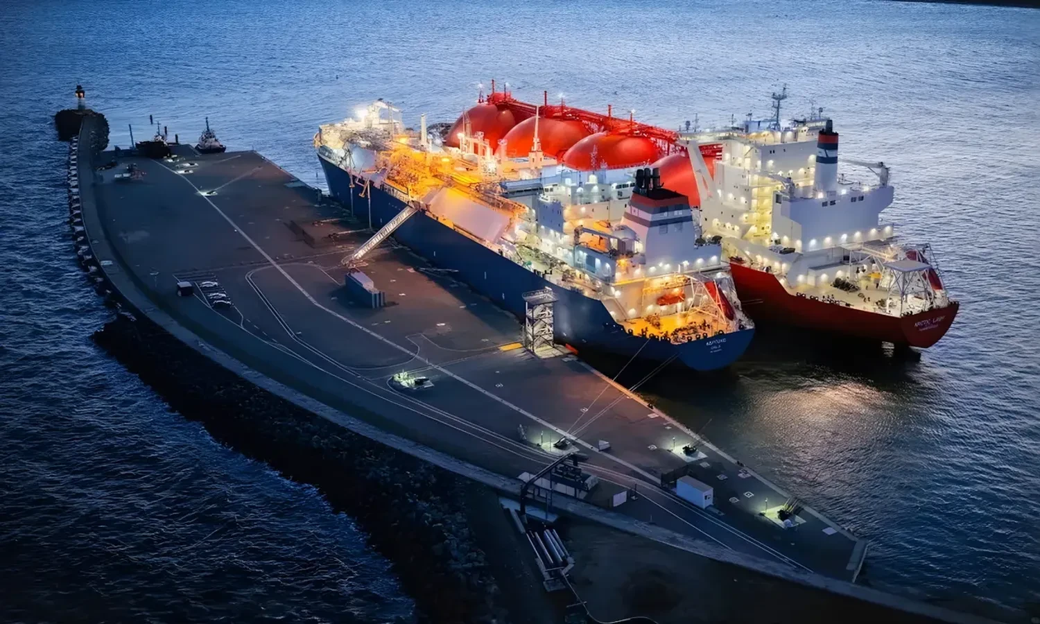 Naftogaz imports LNG via Germany for the first time