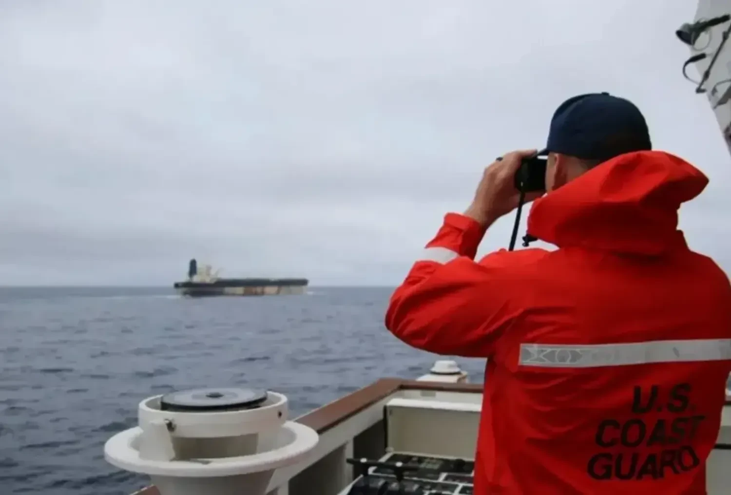 Seized oil tanker Marinera en route across the Atlantic after being off Scotland - Media