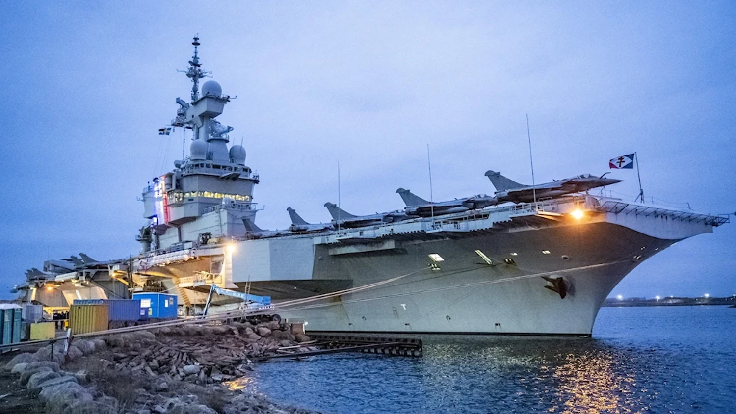 Sweden intercepted a Russian drone that approached a French aircraft carrier