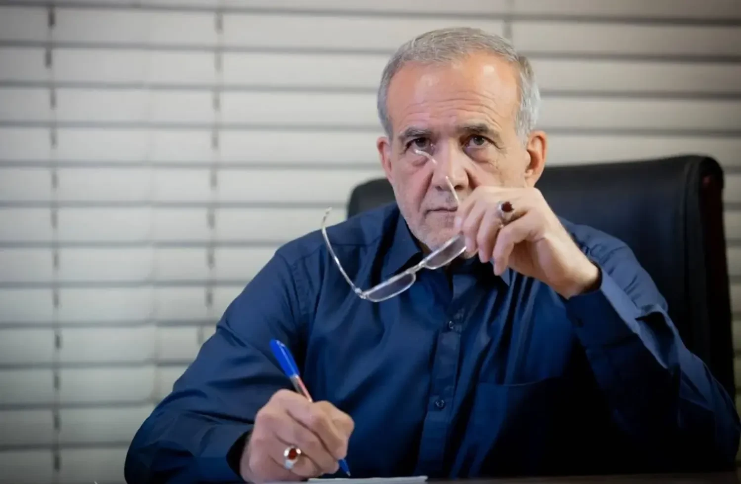 Iran's President promised an end to strikes on neighboring Persian Gulf countries, but with a caveat