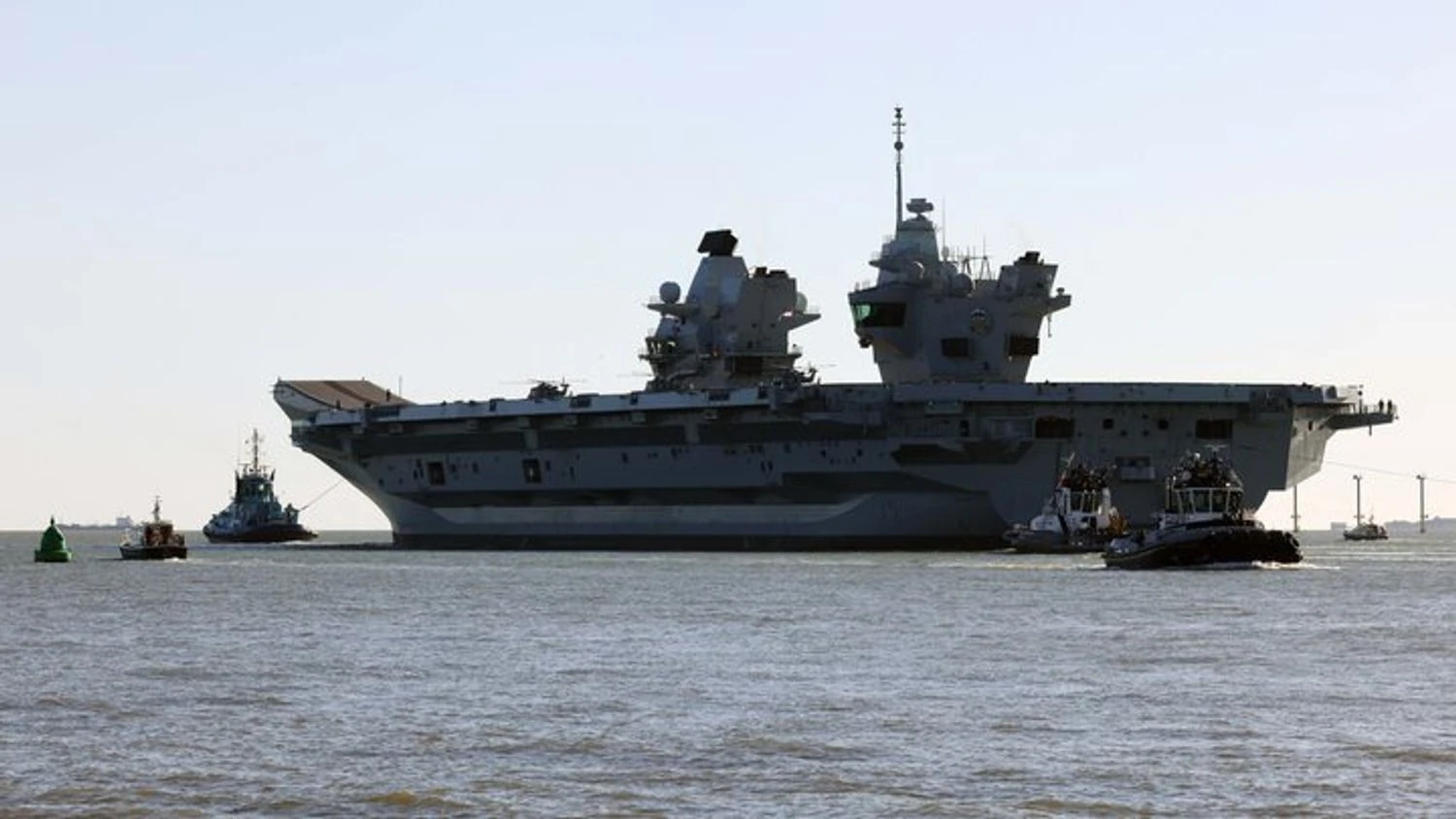 Britain prepares aircraft carrier for possible deployment to Middle East - Sky News