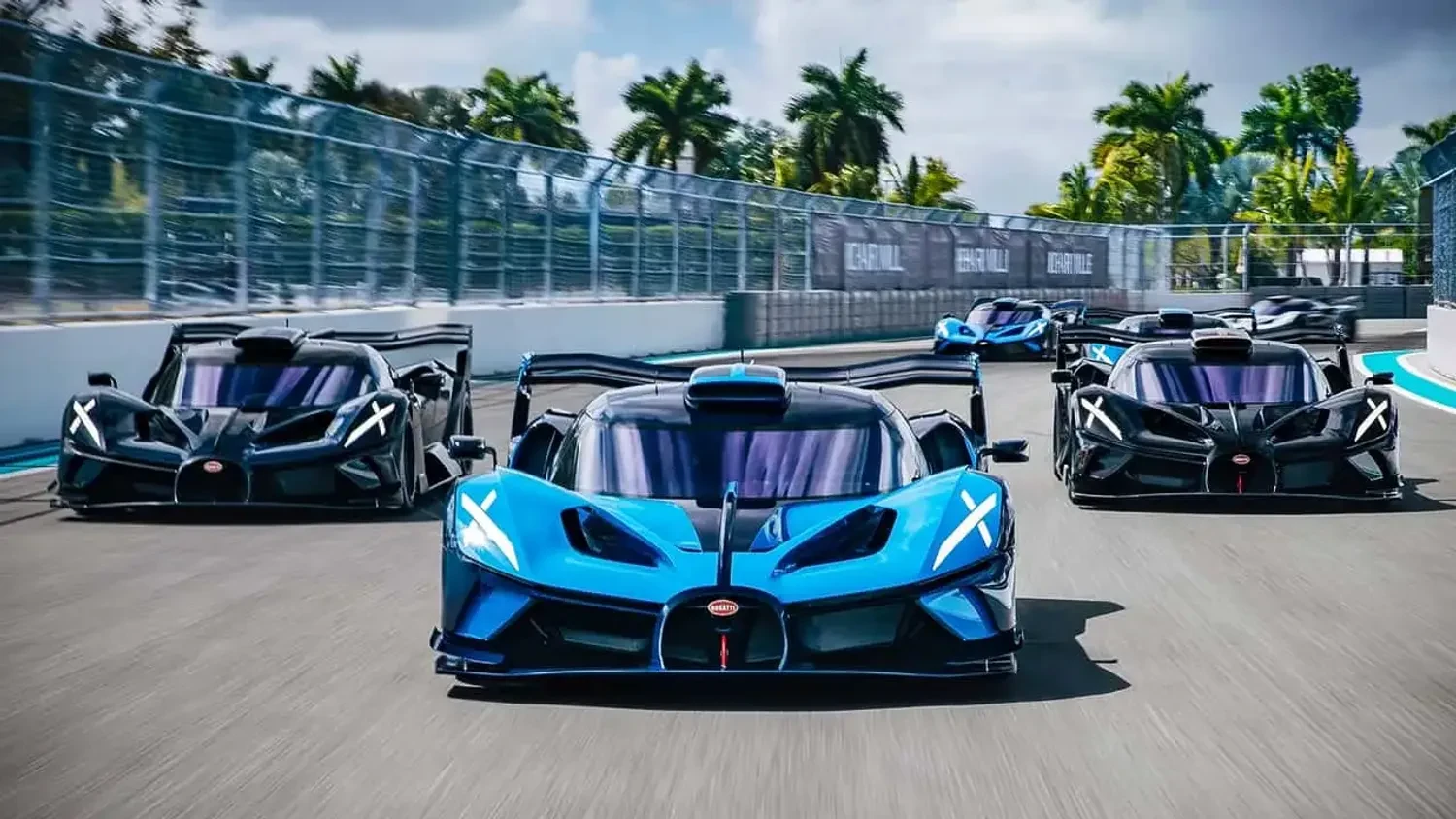 Bugatti Bolide hypercar conquered the Formula 1 track in Miami as part of an exclusive program for owners
