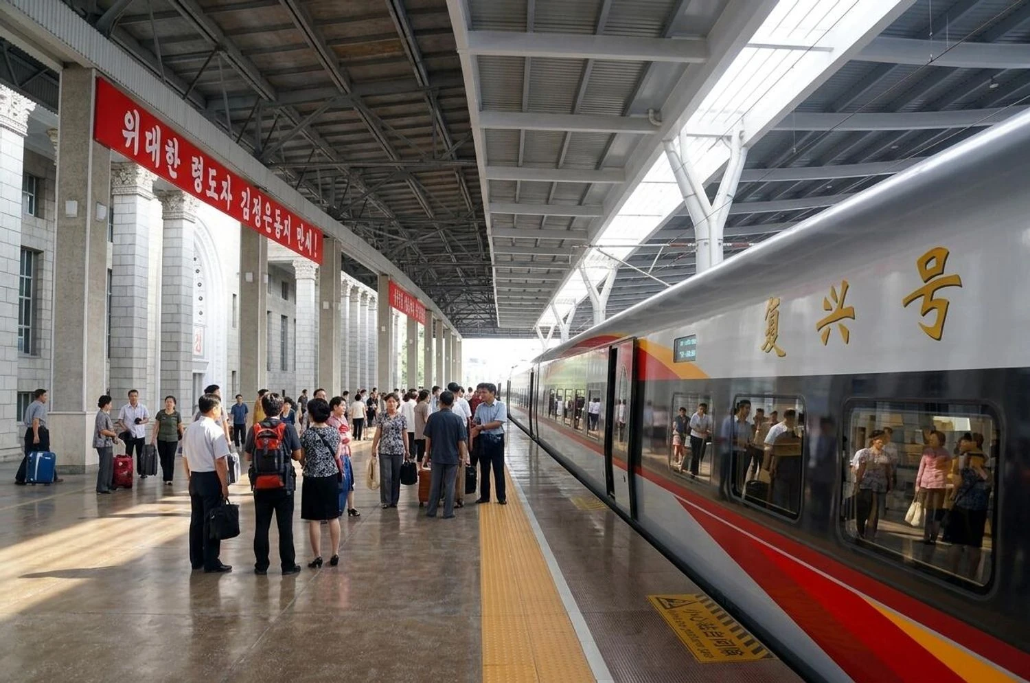 China launches first passenger train to North Korea in six years