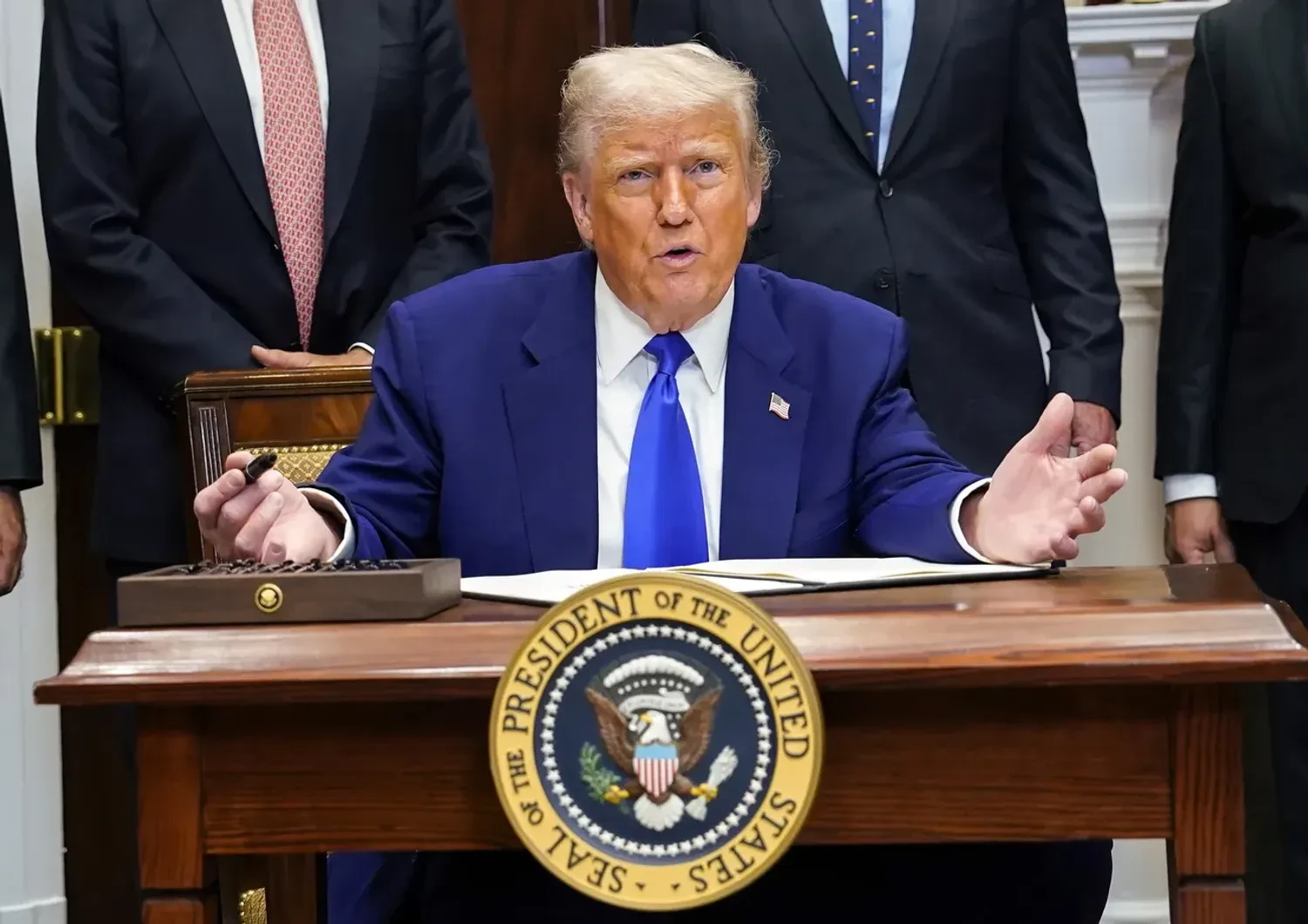 Trump believes Russia may be "helping Iran a little bit"