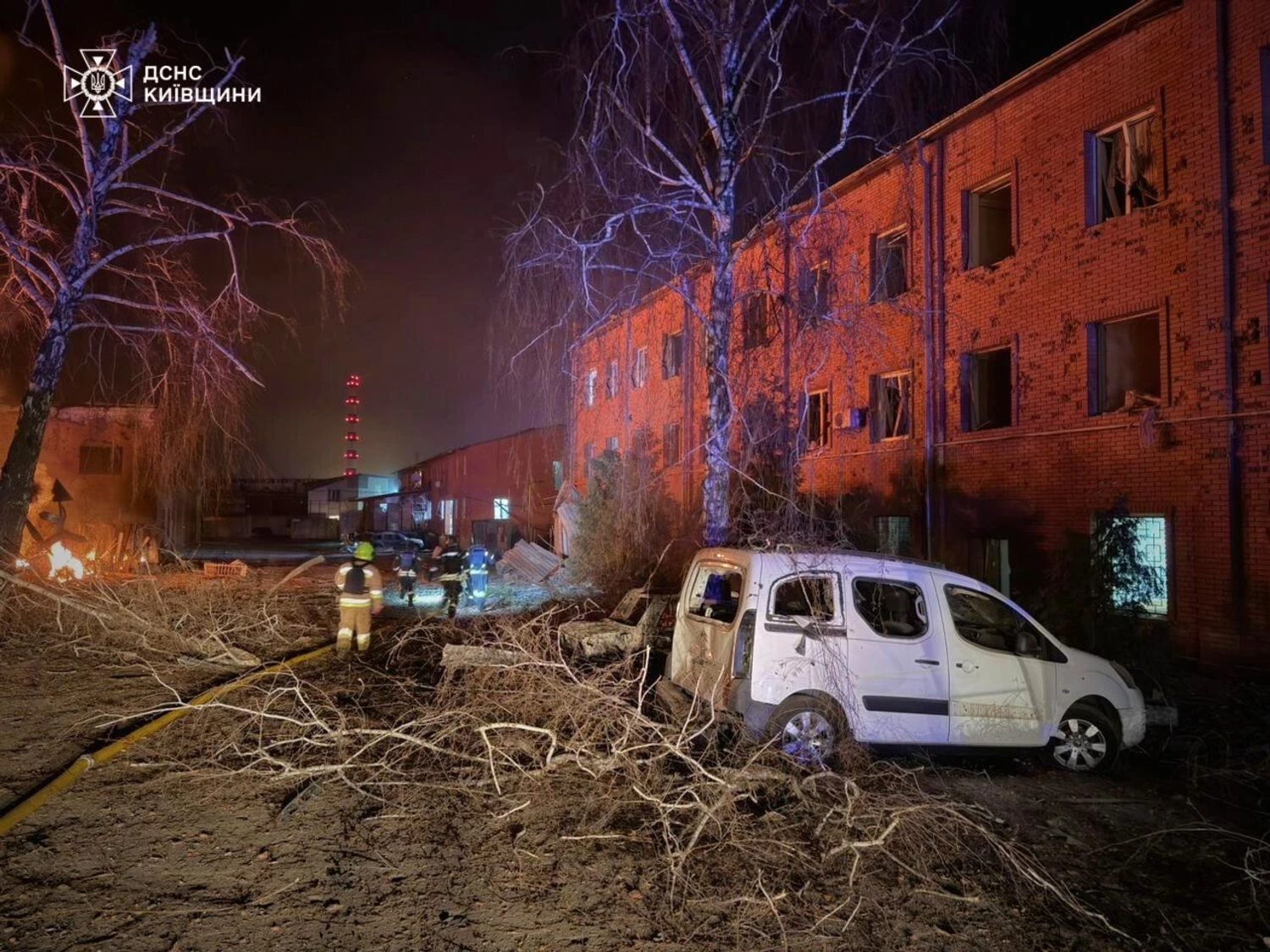 Death toll from the Russian attack on Kyiv region has risen to four, with 15 injured