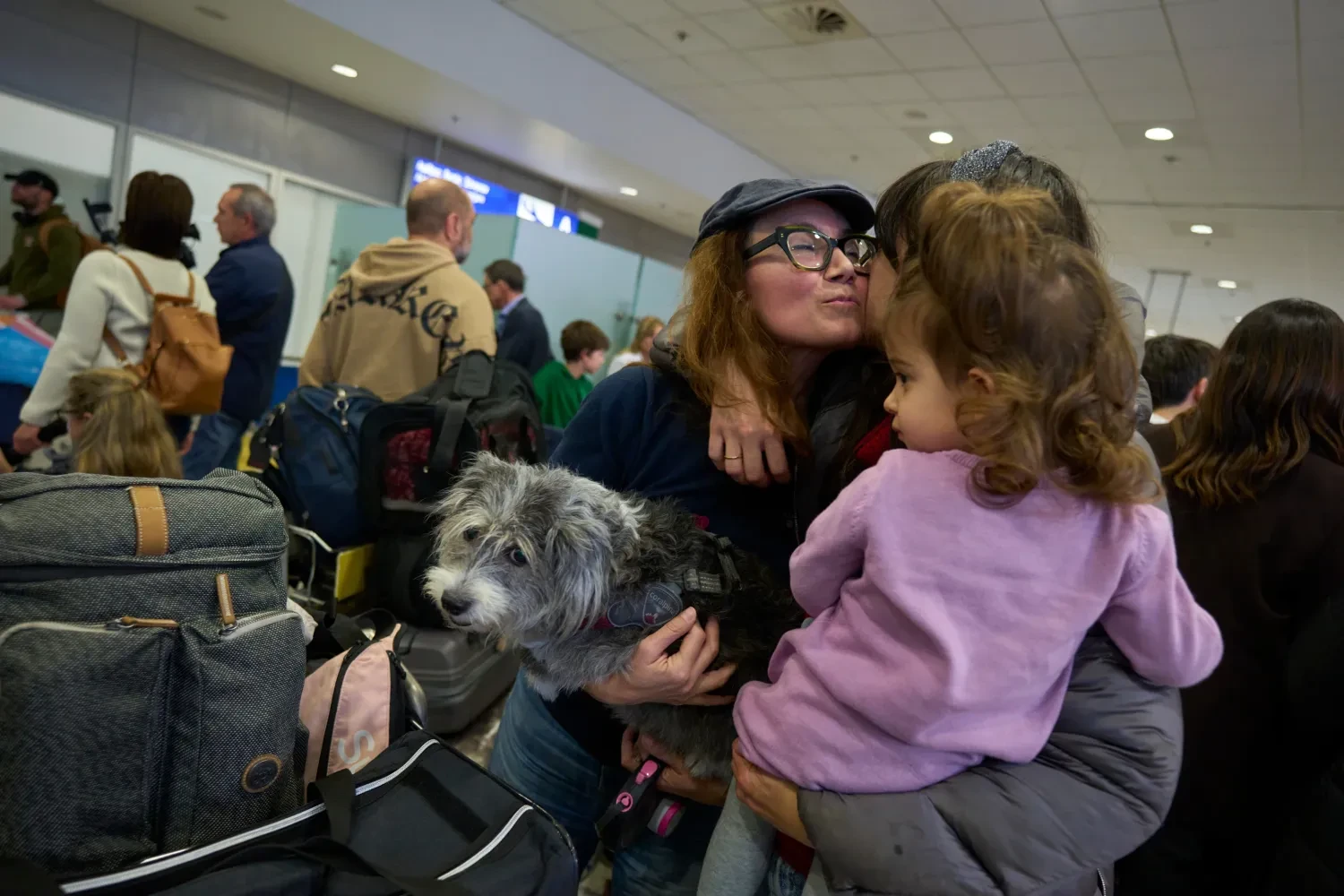 Greece evacuated citizens along with their pets from the war zone in the Middle East