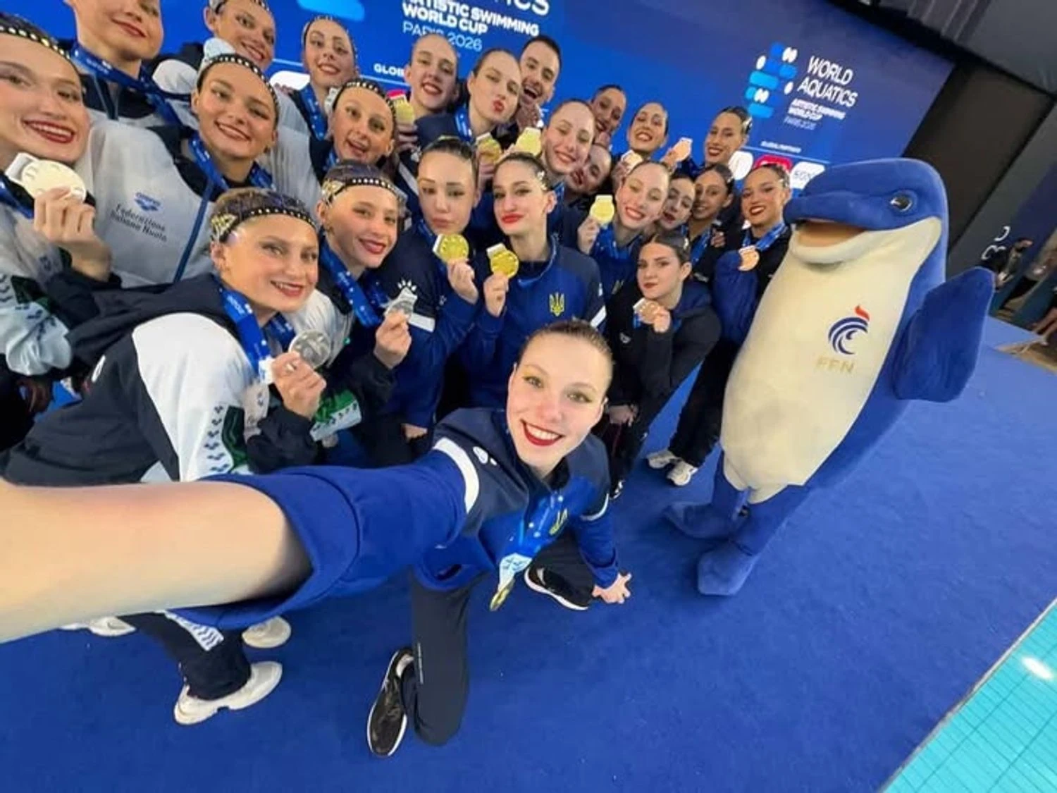 Ukraine wins gold at Artistic Swimming World Cup