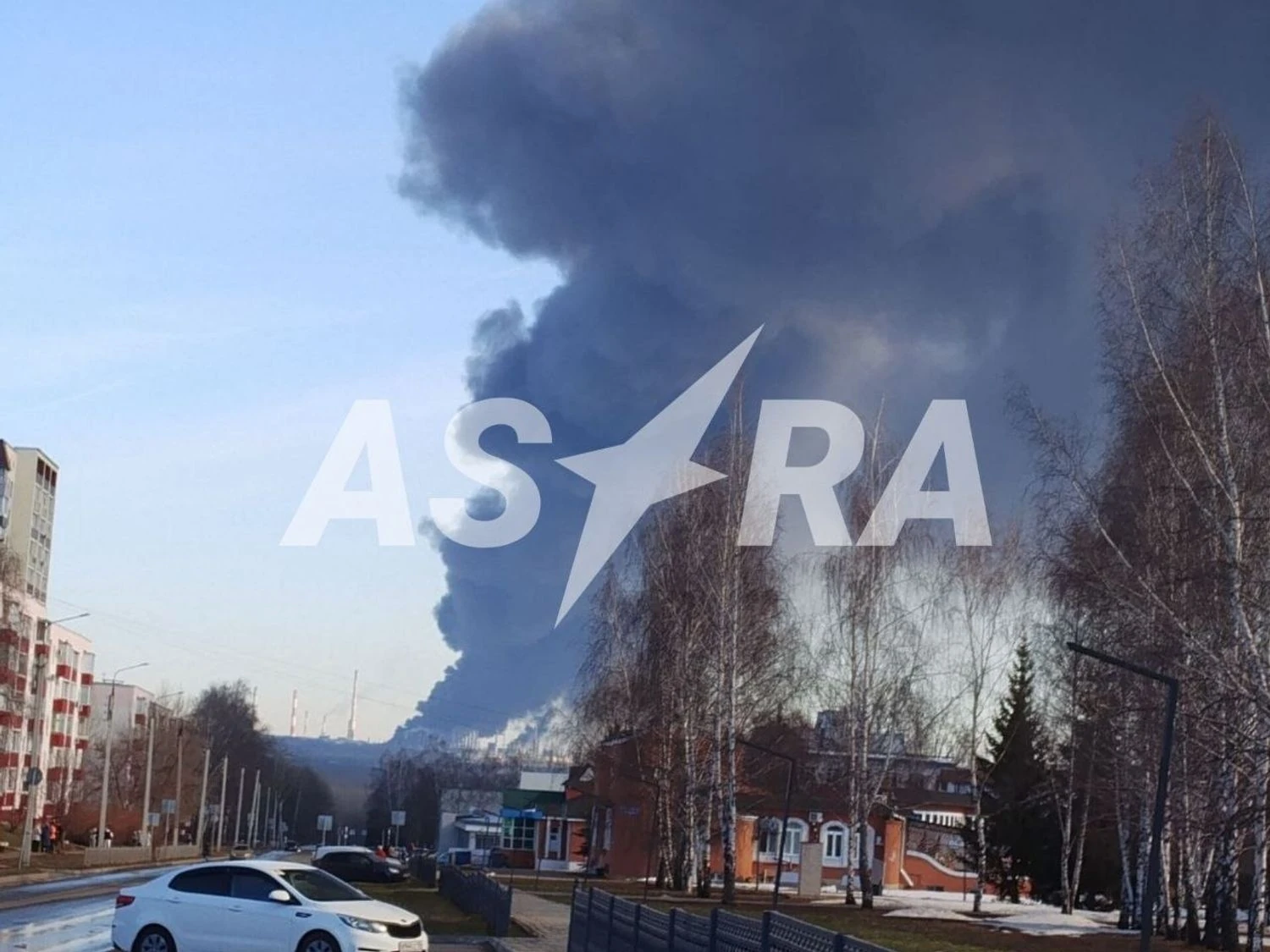 In Russia's Nizhnekamsk, all mass events were canceled after an explosion at a chemical plant; the number of injured rose to 72